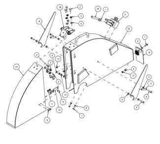 Section 32 Diagram and Parts List for MK-4020KB 167420-20 MK Diamond Concrete Saw
